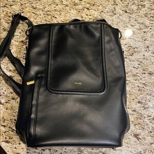 NWT Pixie Mood | Blossom vegan leather backpack | Black | Small